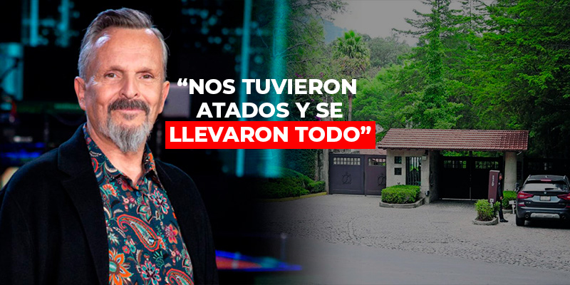 Asalto a Residencia de Miguel Bosé en Ciudad de México
